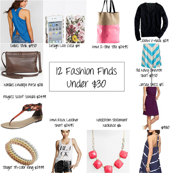 12 Fashion Finds Under $30 - A Noted Life